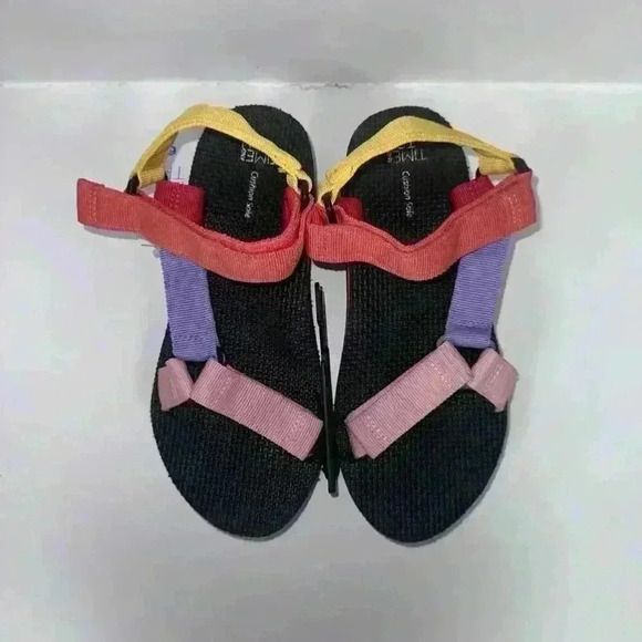 NWT! Time and Tru Platform Sole Sandals (Size 6) Multicolor - Picture 5 of 12